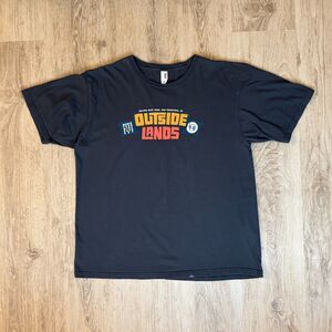 Outside Lands Music Festival 2013 T-Shirt San Francisco Black Size XL Lineup